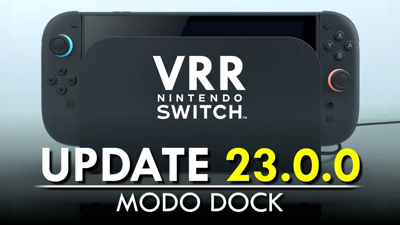 Nintendo Switch 2 recibe una importante actualización con soporte VRR
